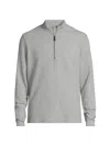 Greyson Men's Troy Quarter-zip Pullover In Gray