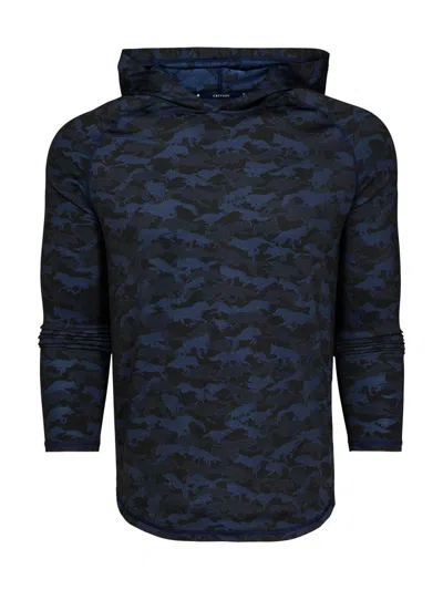 Greyson Men's Wolfpack Camo Kennebec Sport Hoodie In Blue