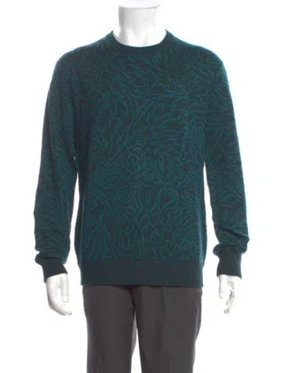 Pre-owned Greyson Merino Wool Crew Neck Pullover In Multi