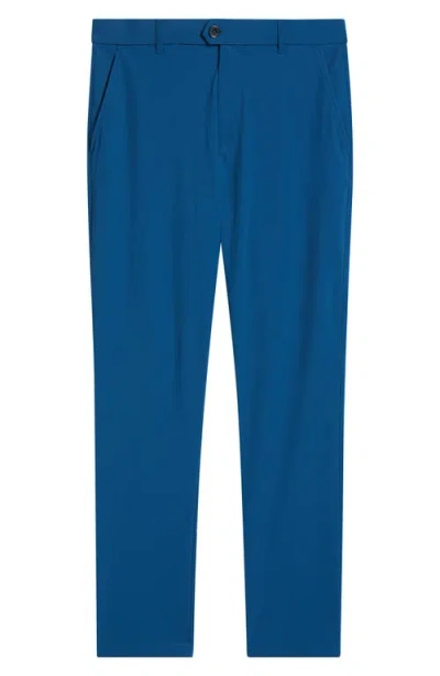 Greyson Monkauk Trim Fit Flat Front Golf Pants In Blue