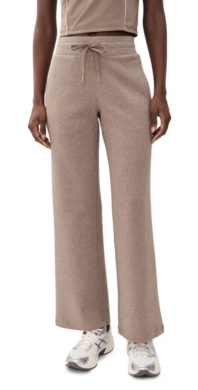 Greyson Ojai Wide Leg Pants Clay Heather In Brown