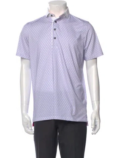 Pre-owned Greyson Patterned Short Sleeve Shirt In Multicolor