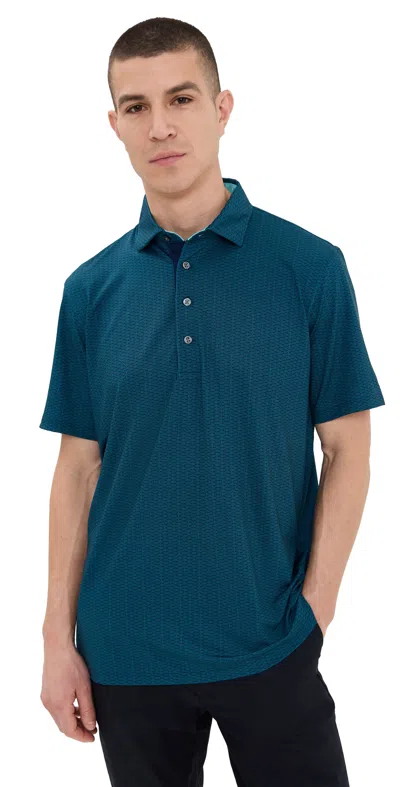 Greyson Phantom Printed Polo Salamander