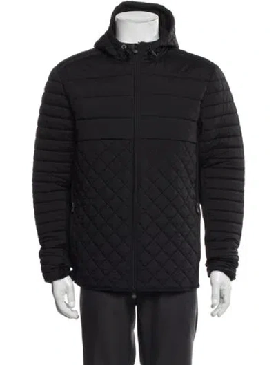 Pre-owned Greyson Puffer Coat In Black