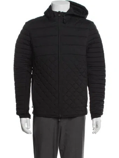 Pre-owned Greyson Puffer Coat In Gray