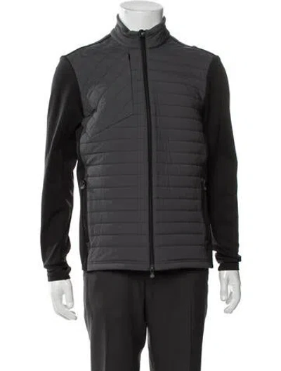Pre-owned Greyson Puffer Coat In Gray