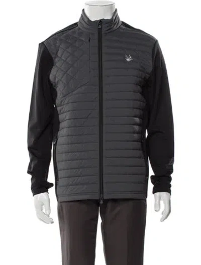 Pre-owned Greyson Puffer Coat In Gray