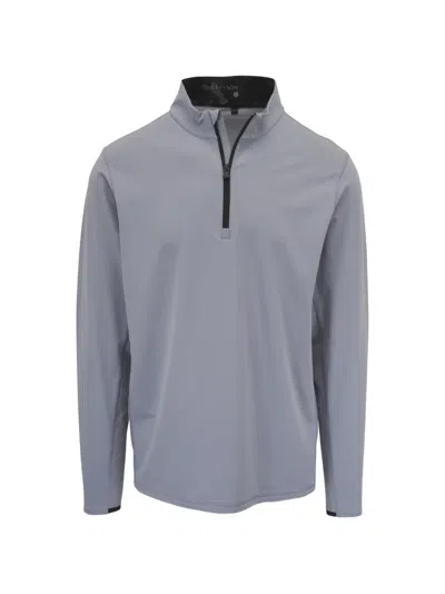 Greyson Quarter-zip Sweatshirt In Gray