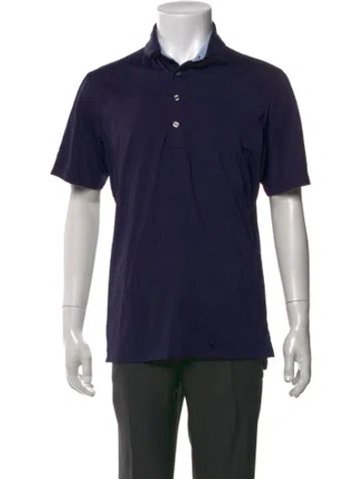 Pre-owned Greyson Short Sleeve In Blue