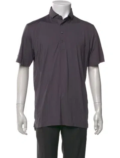 Pre-owned Greyson Short Sleeve In Gray