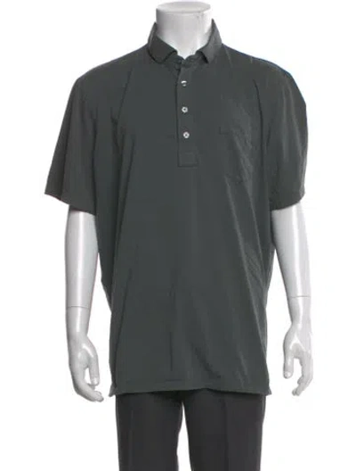 Pre-owned Greyson Short Sleeve Shirt In Green