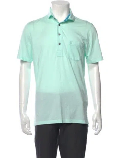 Pre-owned Greyson Short Sleeve Shirt In Green