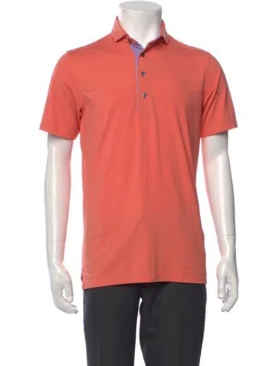 Pre-owned Greyson Short Sleeve Shirt In Pink
