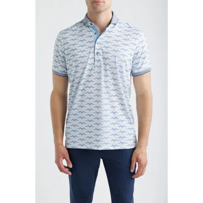 Greyson Silver Stilt Performance Polo In White