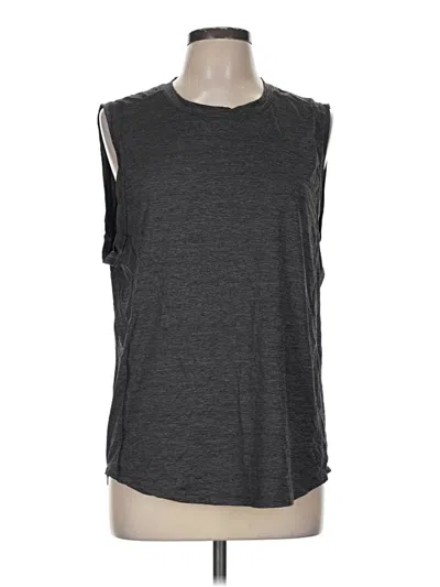 Pre-owned Greyson Sleeveless T-shirt In Gray
