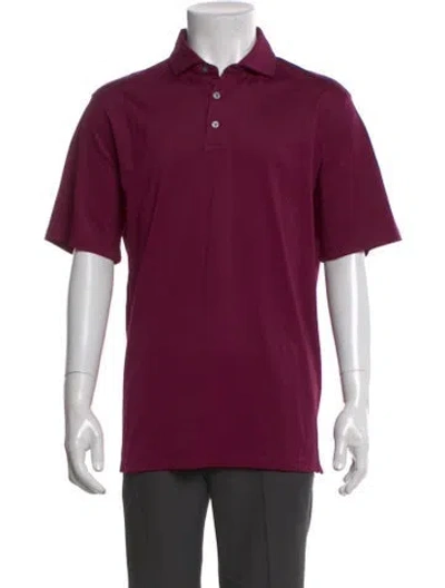 Pre-owned Greyson S/s Polo Short Sleeve Shirt W/ Tags In Purple