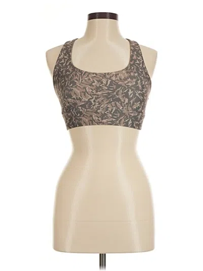 Pre-owned Greyson Tank Top Brown Halter Neckline Tops