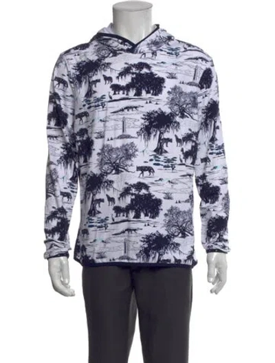 Pre-owned Greyson Tie-dye Print Crew Neck Sweatshirt In Multi