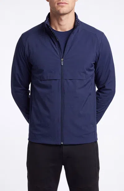 Greyson Trailwolf Full Zip Sport Jacket In Maltese Blue
