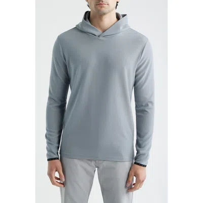 Greyson Traverse Waffle Hoodie In Gray