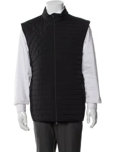 Pre-owned Greyson Vest In Black