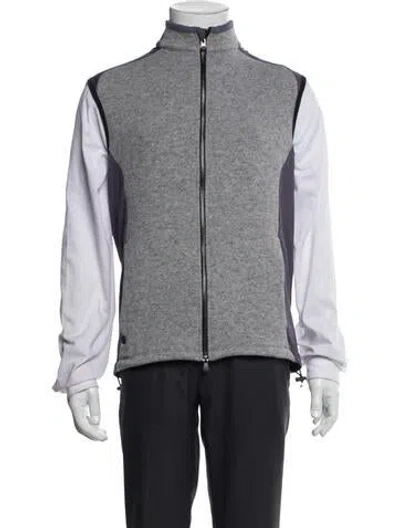 Pre-owned Greyson Vest In Gray