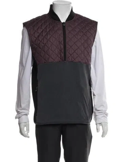 Pre-owned Greyson Vest In Gray