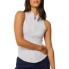 Greyson Vesta Sleeveless Mock Neck Top In Multi