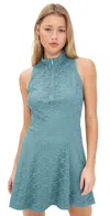 Greyson Wolf Links Lace Sleeveless Hera Dress Agave In Agave