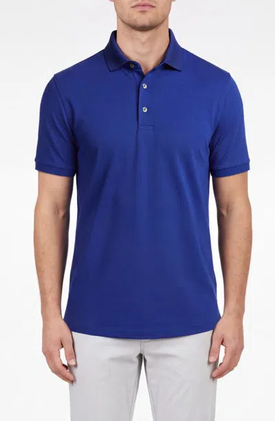 Greyson Wolf Performance Polo In Royal Blue