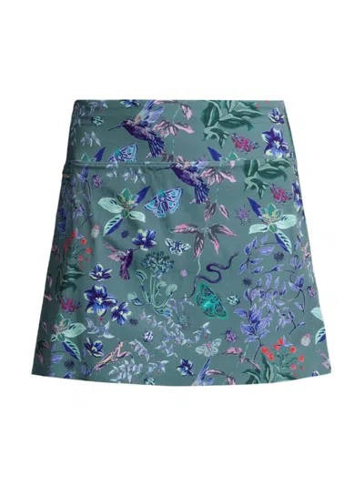Greyson Women's Pheonix Performance Miniskirt In Marsh Multi