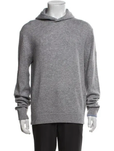 Pre-owned Greyson Wool Crew Neck Hoodie In Grey