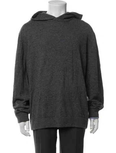 Pre-owned Greyson Wool Turtleneck Pullover In Gray