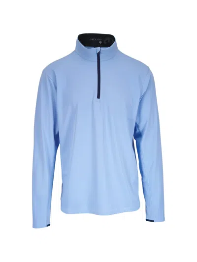 Greyson Zip Activewear In Blue