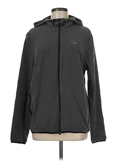 Pre-owned Greyson Zip Up Hoodie In Gray