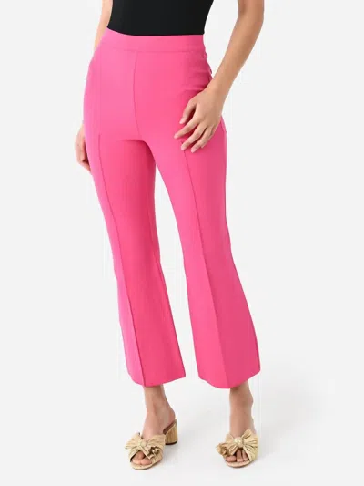 Grey/ven Porterfield Crop Flare Pants In Fuschia