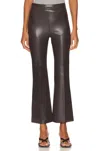 Grey/ven Porterfield Faux Leather Pant In Espresso In Brown