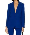 Grey/ven Prescott Blazer - Petite In Lapis In Blue