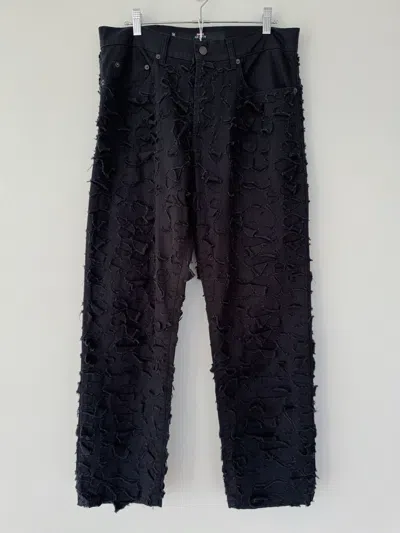 Pre-owned Griffin X Supreme Griffin 5 Pocket Jeans In Black