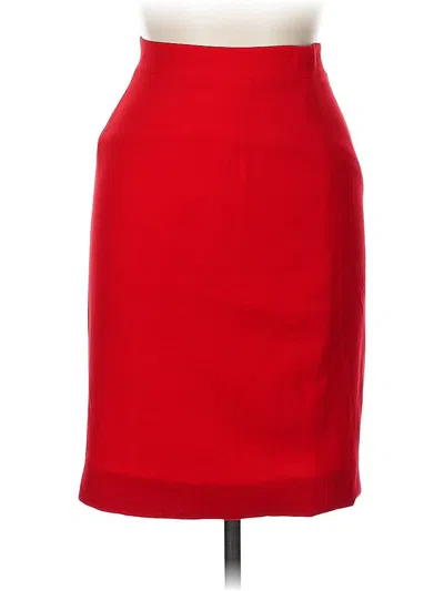 Pre-owned Griffith Gray For St. John Formal Skirt In Red