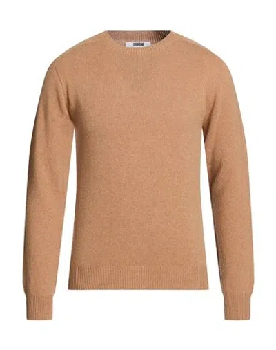 Grifoni Man Sweater Camel Size 36 Cashmere