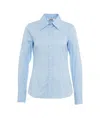 Grifoni Blouse In Cotton Blend In Blue