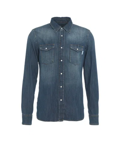 Grifoni Blue Denim Shirt