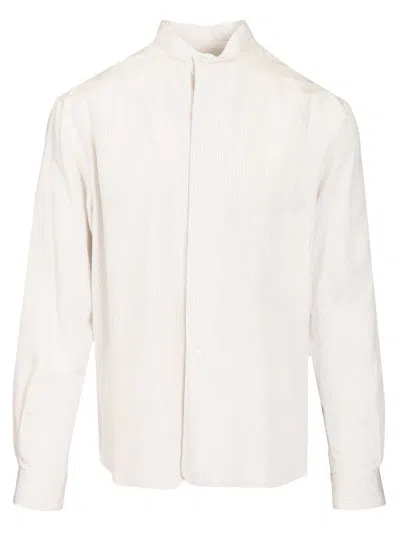Grifoni Camicia Shirts Bordeaux In White