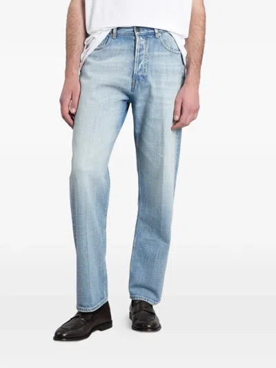 Grifoni Faded-effect Jeans In Blue