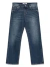 Grifoni Logo-patch Jeans In Blue