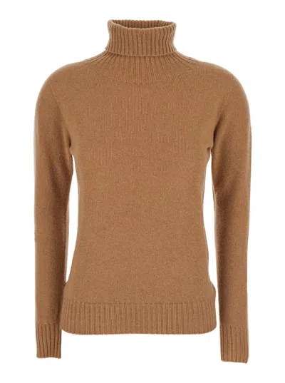 Grifoni Maglia  Collo Alto In Beige