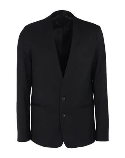 Grifoni Man Blazer Black Size 40 Polyester, Virgin Wool, Elastane