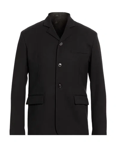 Grifoni Man Blazer Black Size 40 Polyester, Virgin Wool, Elastane