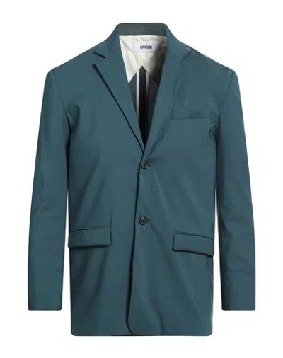 Grifoni Man Blazer Green Size 38 Virgin Wool, Elastane